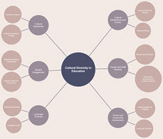 Bubble Map of Cultural Diversity in Education