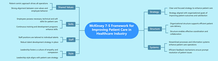 McKinsey 7-S Framework for Improving Patient Care in Healthcare Industry